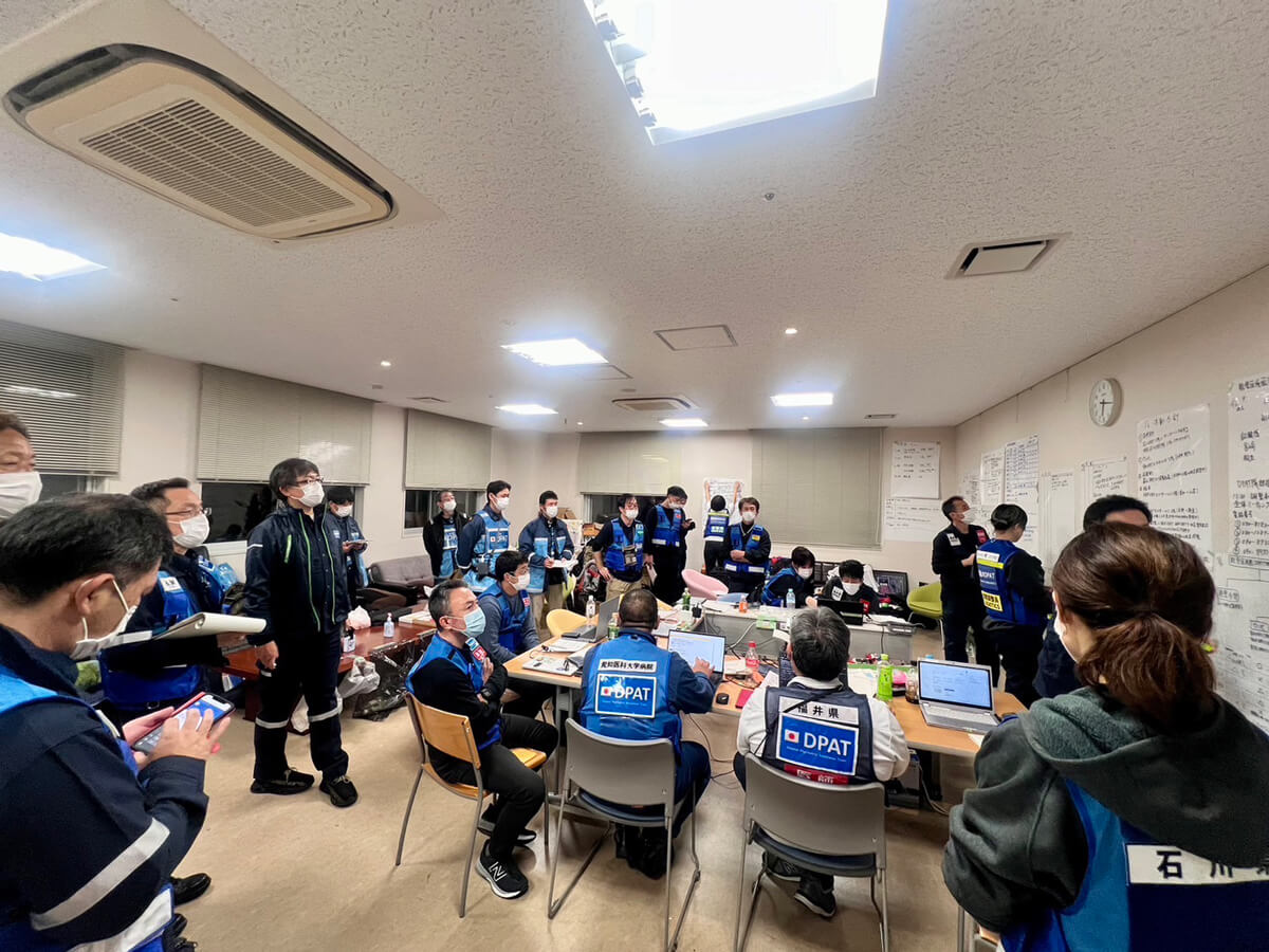 能登半島地震：DPAT先遣隊派遣01